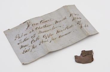 Copper sheathing from H.M.S. "Fantome"
