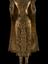 Statue of Buddha, canopy missing, metal, Thai, 19th century
