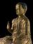 18th or 19th century Tibetan gilt copper figure of a Lama