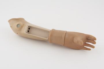 Myoelectric arm/hand prosthesis, England, 1980