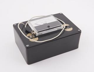 Voltmeter marked with psychology symbol