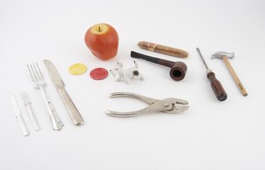 Part of Goldstein-Scheerer Object Sorting Test for assessing impairment of integrative mental functioning