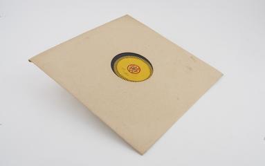 Record with illegible writing in pencil on label