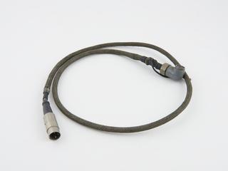 Braided textile covered electric cable