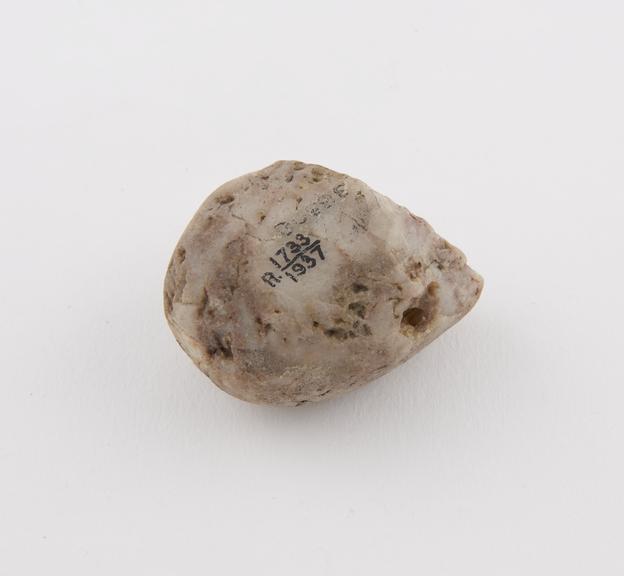 Quartz pebble, curative stone, from St