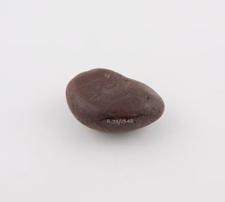 Witch-stone, kidney shaped stone used as amuletic protection for cattle against witches
