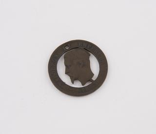 Bronze ten centimes piece