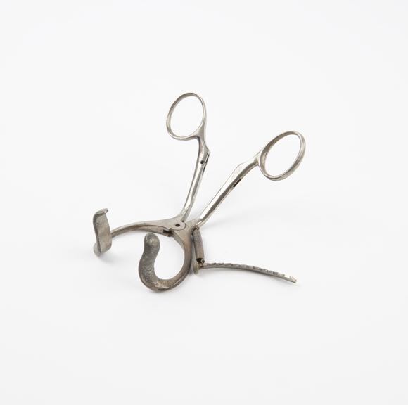 Gag, mouth, Doyen's, plated steel, probably English, 1890-1935