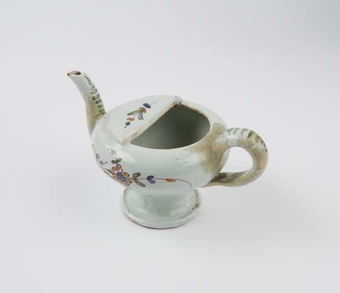 Earthenware invalid feeding cup