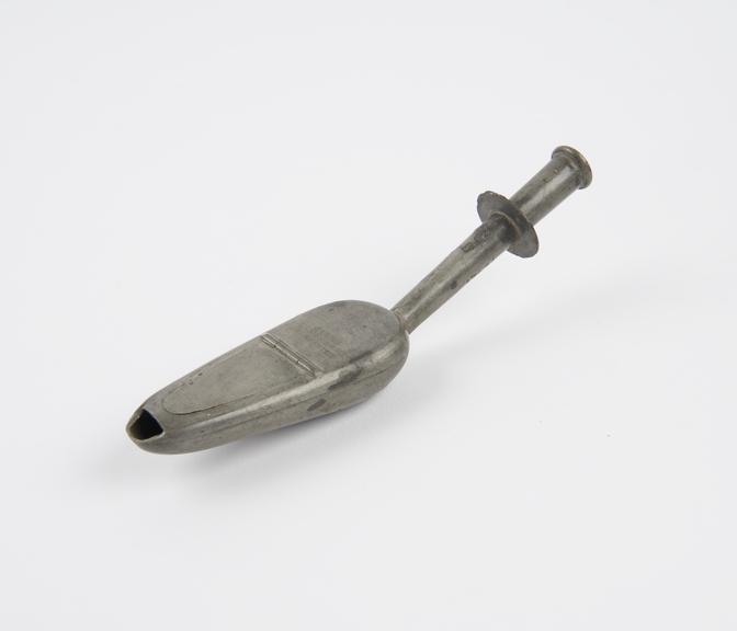 Pewter medicine spoon, invented by C