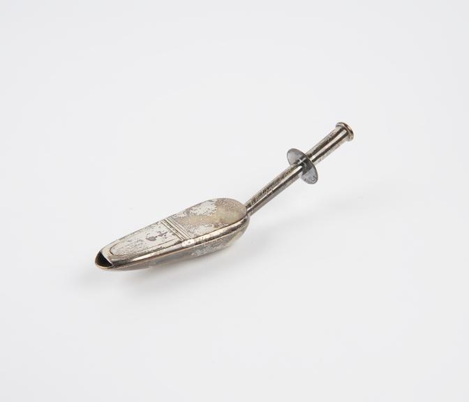 Sterling silver Gibson spoon, hallmarked in London