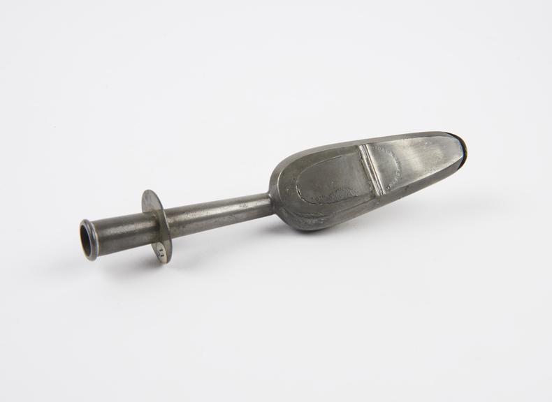 Pewter medicine spoon, invented by C