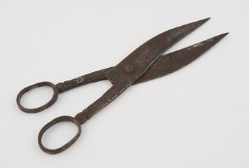 Scissors, steel, Algerian, 1850-1925