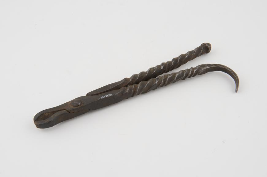 Dental forceps, steel, North Africa, 1801-1930