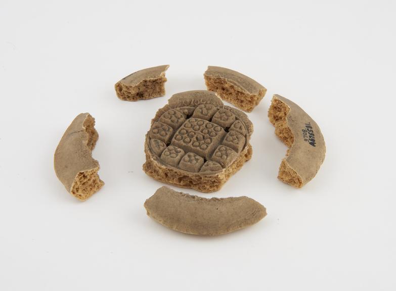 Egyptian sacred bread, from Coptic monastery, 1800-1899