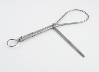 Calliper for measuring the head in criminal identification system, Paris, France, 1867-1899