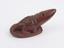 Red earthenware foot-scraper in the form of a crocodile