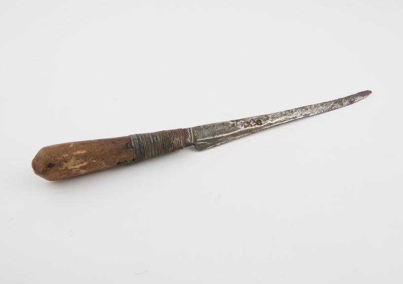 Knife used for various surgical operations, Algerian, 1880-1935