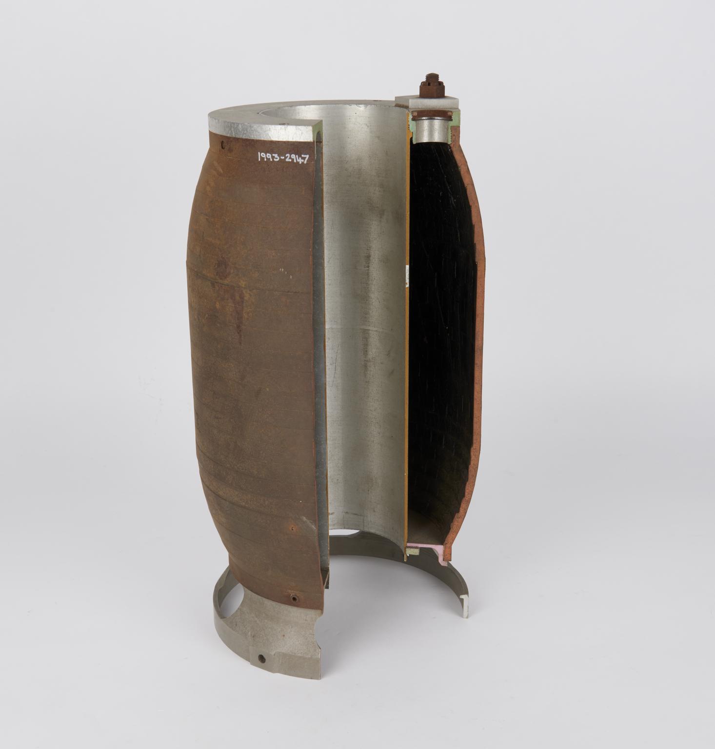 Warhead Components Unfilled missile fragmentation warhead structure | Science Museum Group ...