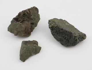 Spiegeleisen-slag showing crystals
