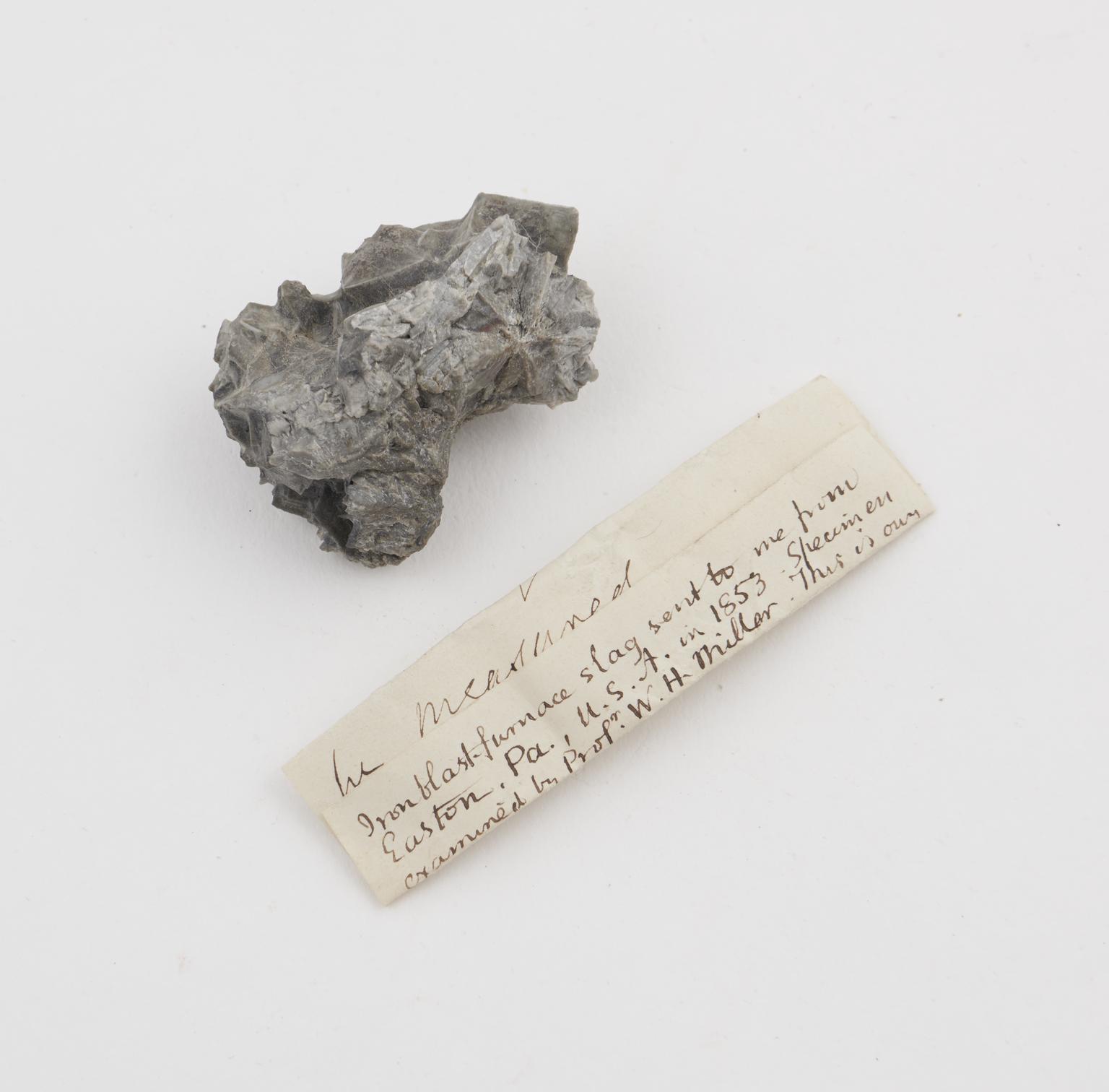 Iron blast furnace slag