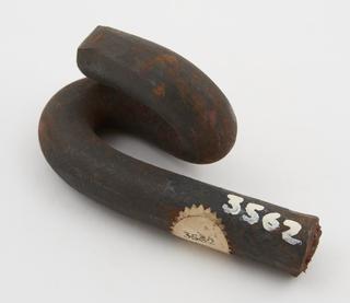 Bessemer mild steel rivet bar, bent cold