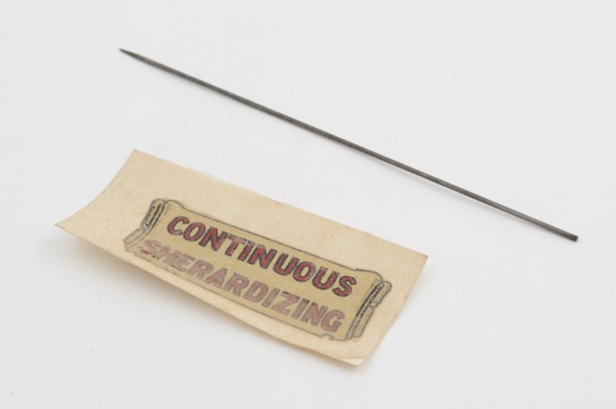 Sample of  wire, pointed at one end