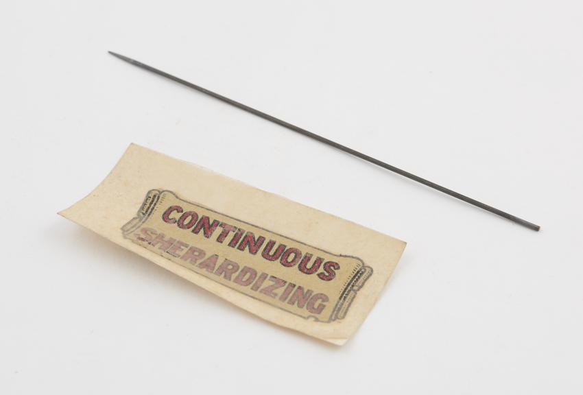 Sample of wire, pointed at one end