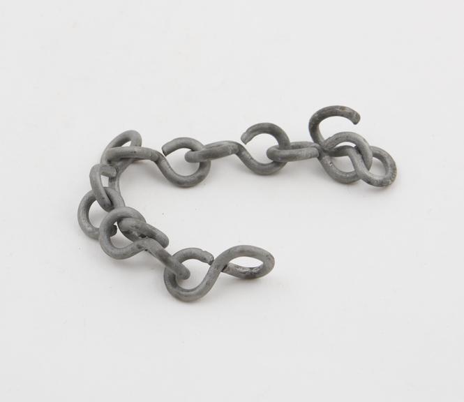 Steel chain, sherardized by Cowper Coles in 1929.