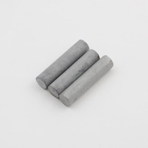 Three steel pins, 25mm long, 5mm diameter