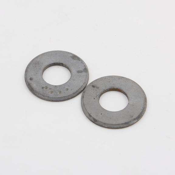 Two washers, 25mm x 15mm inner diameter