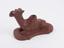 Red earthenware foot-scraper in the form of a camel