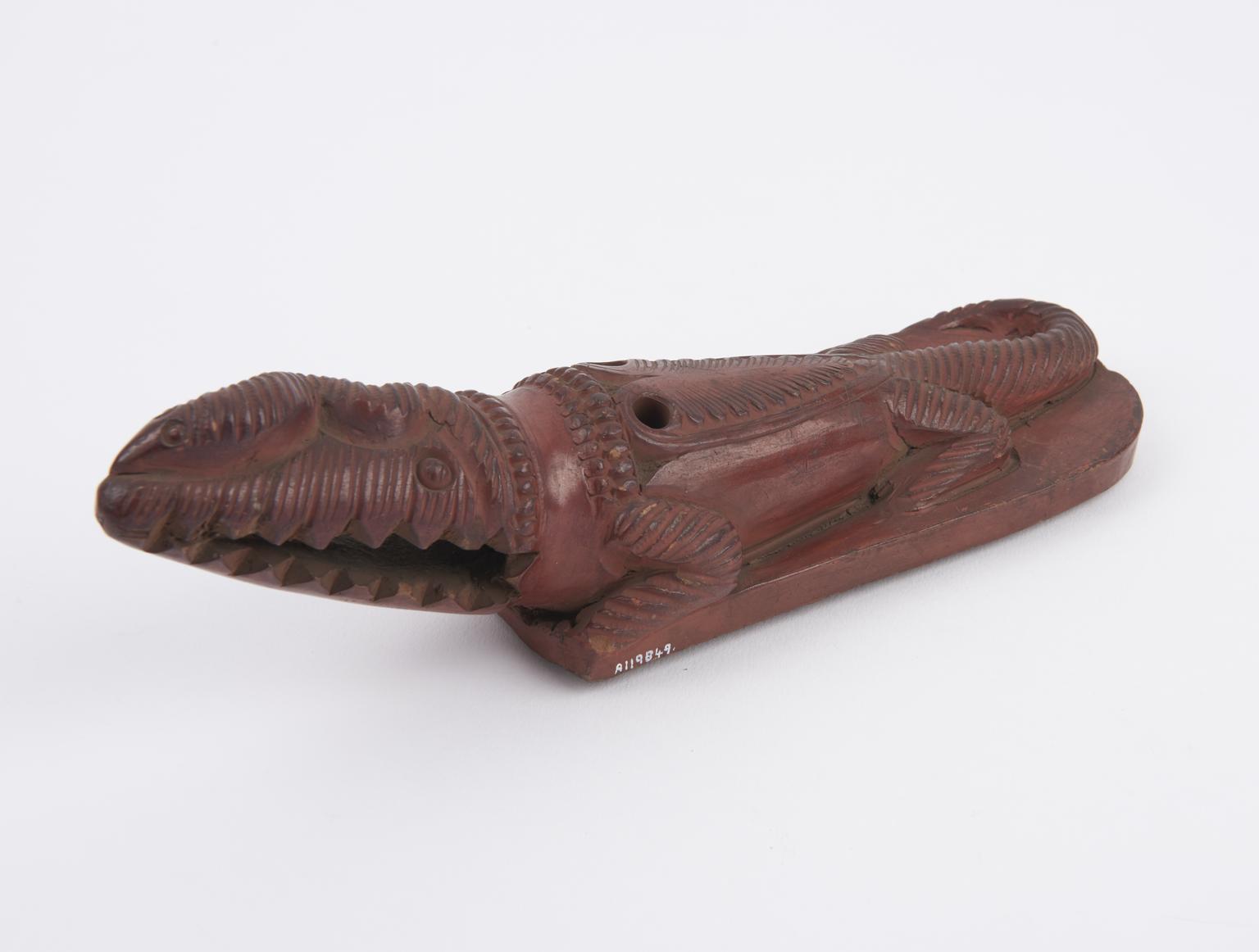 Skin Scraper Rome Red earthenware skin scraper | Science Museum Group Collection