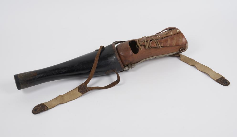 Artificial leg for amputation above knee, 1914-1920