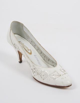 Tracey Baynam's high heel shoe