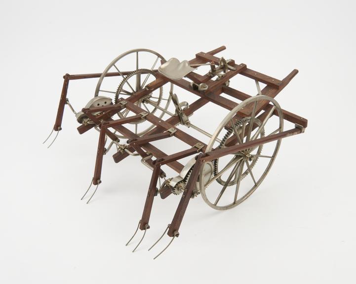 Model (scale 1:8) of Massey-Harris Advance' hay tedder, 1893'