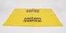 Yellow plastic clinical waste bag