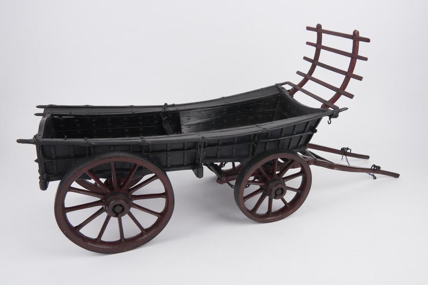 Model of Sussex farm waggon