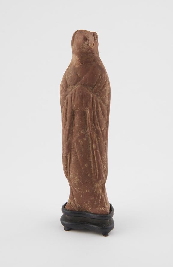 Pottery copy of small statue