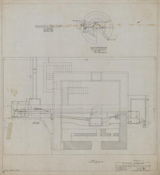 Newcomen Mine Pump at Fresnes before 1739