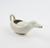 Earthenware pap boat shaped like a bird, French