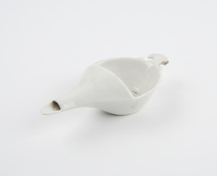 Porcelain pap boat