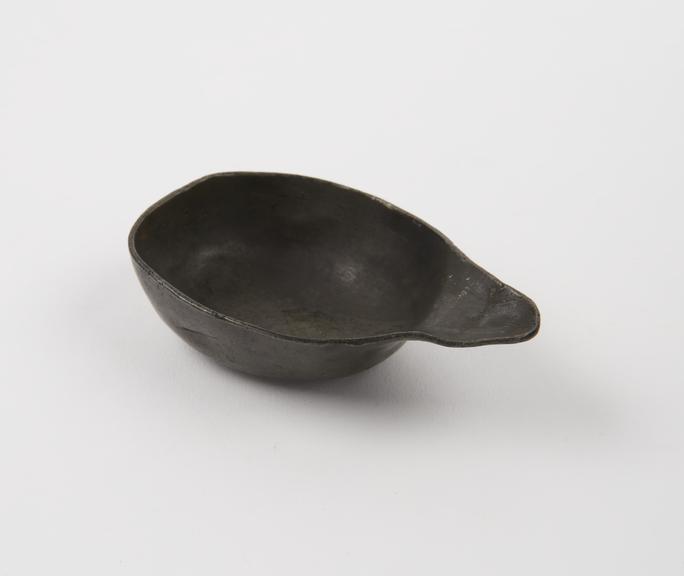 Pewter pap boat, 1701-1800, English(?)