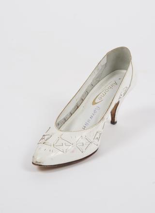 Tracey Baynam's high heel shoe