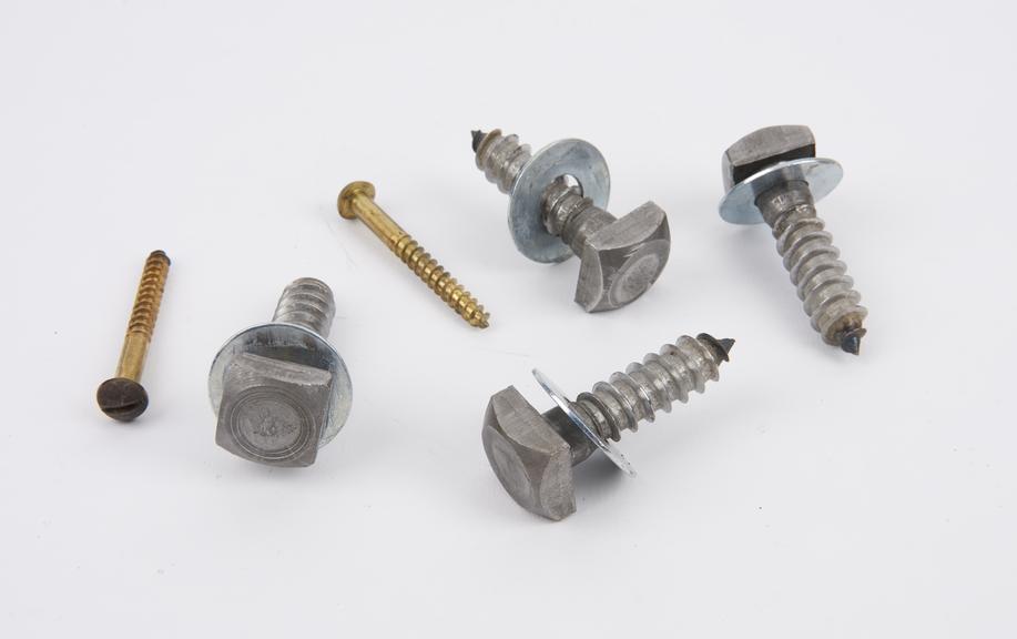 6 screws and 3 nuts from the English Reifler escapement