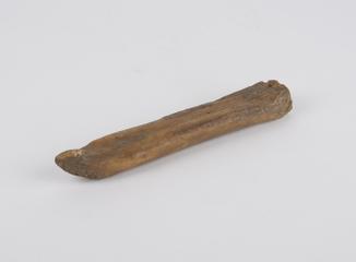 One of a pair of bone ice skates, (Moorfields)