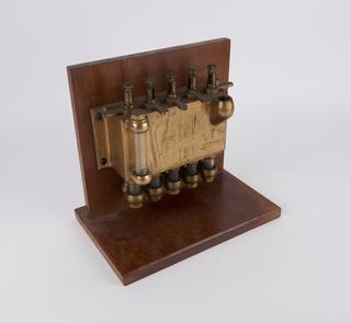 Part from a Delahaye motor car (lubricator)