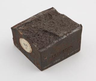 Sample of steel from the Lowmoor Iron Works
