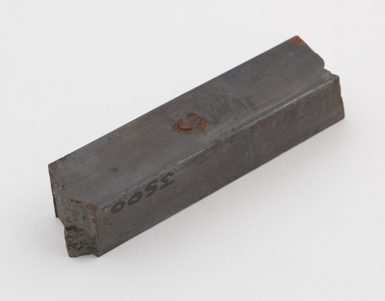 Series of steel bar samples, communicated by Mr. Davis | Science Museum ...