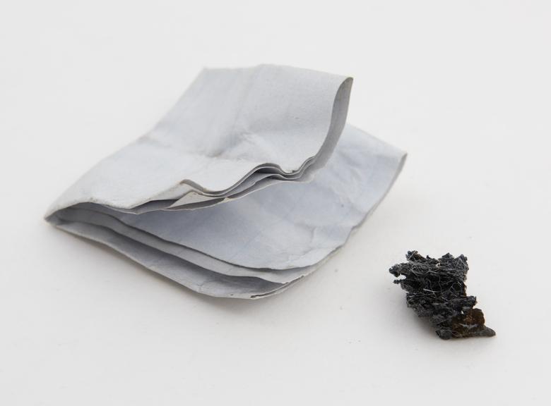 Group of crystals from a finery-slag